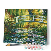 Laden Sie das Bild in den Galerie-Viewer, Malen nach Zahlen für Erwachsene | Monet - Seerosenteich | Figured'Art
