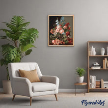 Laden Sie das Bild in den Galerie-Viewer, Malen nach Zahlen für Erwachsene | Großer Blumenbouquet | Figured'Art
