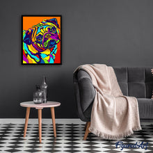 Laden Sie das Bild in den Galerie-Viewer, Malen nach Zahlen für Erwachsene | Hund und Farben Pop Art | Figured'Art