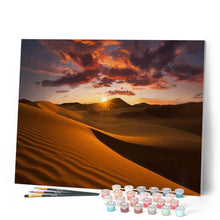 Laden Sie das Bild in den Galerie-Viewer, Malen nach Zahlen für Erwachsene | Wüstenlandschaft | Figured'Art