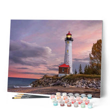 Laden Sie das Bild in den Galerie-Viewer, Malen nach Zahlen für Erwachsene | Großer Leuchtturm | Figured'Art