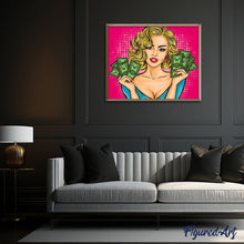 Laden Sie das Bild in den Galerie-Viewer, Malen nach Zahlen für Erwachsene | Geld ist sexy | Figured'Art