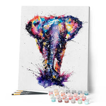 Laden Sie das Bild in den Galerie-Viewer, Malen nach Zahlen für Erwachsene | Asiatischer Elefant Malerei | Figured'Art
