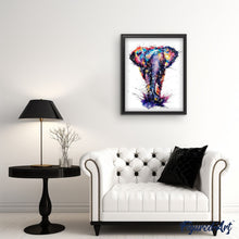 Laden Sie das Bild in den Galerie-Viewer, Malen nach Zahlen für Erwachsene | Asiatischer Elefant Malerei | Figured'Art