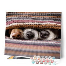 Laden Sie das Bild in den Galerie-Viewer, Malen nach Zahlen für Erwachsene | Sehen Sie die Hunde? | Figured'Art