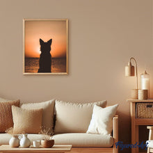 Laden Sie das Bild in den Galerie-Viewer, Malen nach Zahlen für Erwachsene | Hund mit Blick auf den Horizont | Figured'Art