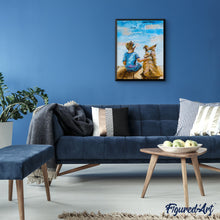 Laden Sie das Bild in den Galerie-Viewer, Malen nach Zahlen für Erwachsene | Hund mit seinen Jungen | Figured'Art