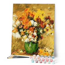 Laden Sie das Bild in den Galerie-Viewer, Malen nach Zahlen für Erwachsene | Gelber Blumenstrauß | Figured'Art
