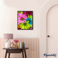 Laden Sie das Bild in den Galerie-Viewer, Malen nach Zahlen für Erwachsene | Blumen in verschiedenen Farben | Figured'Art