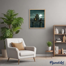 Laden Sie das Bild in den Galerie-Viewer, Malen nach Zahlen für Erwachsene | Spukhaus | Figured'Art