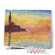 Laden Sie das Bild in den Galerie-Viewer, Malen nach Zahlen für Erwachsene | Leuchtturm auf dem Meer | Figured'Art