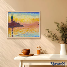 Laden Sie das Bild in den Galerie-Viewer, Malen nach Zahlen für Erwachsene | Leuchtturm auf dem Meer | Figured'Art