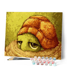 Laden Sie das Bild in den Galerie-Viewer, Malen nach Zahlen für Erwachsene | Kleine Schildkröte | Figured'Art