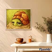 Laden Sie das Bild in den Galerie-Viewer, Malen nach Zahlen für Erwachsene | Kleine Schildkröte | Figured'Art