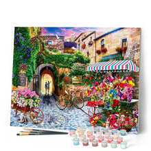 Laden Sie das Bild in den Galerie-Viewer, Malen nach Zahlen für Erwachsene | Blumenstraße | Figured'Art