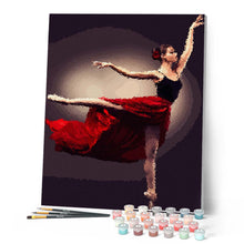 Laden Sie das Bild in den Galerie-Viewer, Malen nach Zahlen für Erwachsene | Ballerina auf den Zehen 2 | Figured'Art
