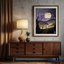 Laden Sie das Bild in den Galerie-Viewer, Malen nach Zahlen für Erwachsene | Pfad und Vollmond | Figured'Art