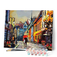Laden Sie das Bild in den Galerie-Viewer, Malen nach Zahlen für Erwachsene | Romantik in der Stadt | Figured'Art