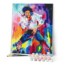 Laden Sie das Bild in den Galerie-Viewer, Malen nach Zahlen für Erwachsene | Michael Jackson in Farbe | Figured'Art