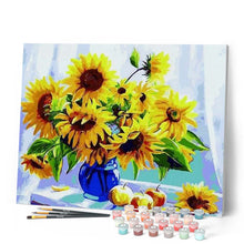 Laden Sie das Bild in den Galerie-Viewer, Malen nach Zahlen für Erwachsene | Sonnenblumen und Äpfel | Figured'Art