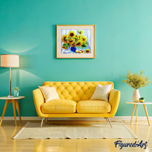 Laden Sie das Bild in den Galerie-Viewer, Malen nach Zahlen für Erwachsene | Sonnenblumen und Äpfel | Figured'Art