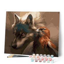 Laden Sie das Bild in den Galerie-Viewer, Der Wolf und der Adler