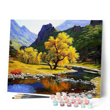 Laden Sie das Bild in den Galerie-Viewer, Malen nach Zahlen für Erwachsene | Stiller Fluss | Figured'Art