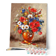 Laden Sie das Bild in den Galerie-Viewer, Malen nach Zahlen für Erwachsene | Schöner Blumenstrauß 3 | Figured'Art