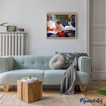 Laden Sie das Bild in den Galerie-Viewer, Malen nach Zahlen für Erwachsene | Lesende Frau | Figured'Art