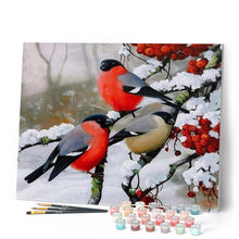 Laden Sie das Bild in den Galerie-Viewer, Malen nach Zahlen für Erwachsene | Rote Vögel 2 | Figured'Art