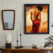 Laden Sie das Bild in den Galerie-Viewer, Malen nach Zahlen für Erwachsene | Entblößte Frau von hinten | Figured'Art