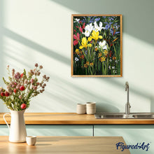 Laden Sie das Bild in den Galerie-Viewer, Malen nach Zahlen für Erwachsene | Zwischen den Blumen | Figured'Art