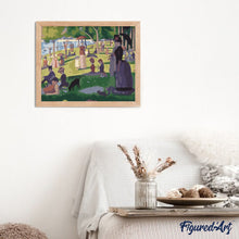 Laden Sie das Bild in den Galerie-Viewer, Malen nach Zahlen für Erwachsene | Ein Sonntagnachmittag auf der Insel La Grande Jatte – Seurat | Figured'Art