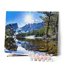 Laden Sie das Bild in den Galerie-Viewer, Malen nach Zahlen für Erwachsene | Berg und Fluss | Figured'Art