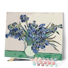 Laden Sie das Bild in den Galerie-Viewer, Malen nach Zahlen für Erwachsene | Iris 2 – Van Gogh | Figured'Art