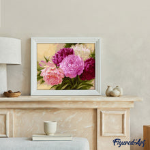 Laden Sie das Bild in den Galerie-Viewer, Malen nach Zahlen für Erwachsene | Blumen in drei Farben | Figured'Art
