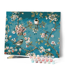 Laden Sie das Bild in den Galerie-Viewer, Malen nach Zahlen für Erwachsene | Blumen und Vögel 2 | Figured'Art