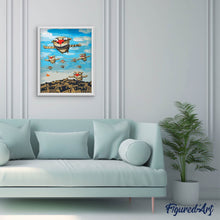 Laden Sie das Bild in den Galerie-Viewer, Fliegende Katzen