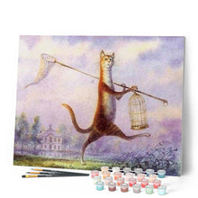 Laden Sie das Bild in den Galerie-Viewer, Malen nach Zahlen Erwachsene Entspannte Katze Figured'Art