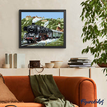 Laden Sie das Bild in den Galerie-Viewer, Malen nach Zahlen für Erwachsene | Dampflokomotive | Figured'Art
