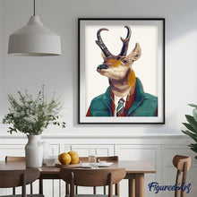Laden Sie das Bild in den Galerie-Viewer, Malen nach Zahlen für Erwachsene | Dandy Hirschkopf | Figured'Art
