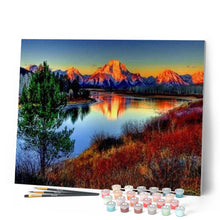 Laden Sie das Bild in den Galerie-Viewer, Malen nach Zahlen für Erwachsene | See und Berg | Figured'Art