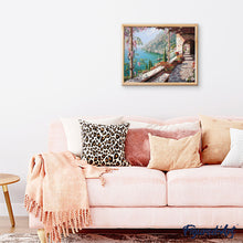 Laden Sie das Bild in den Galerie-Viewer, Malen nach Zahlen für Erwachsene | Meerblick von der Terrasse | Figured'Art