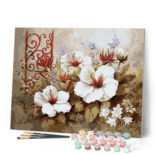 Laden Sie das Bild in den Galerie-Viewer, Malen nach Zahlen für Erwachsene | Hibiskus Blumen | Figured'Art