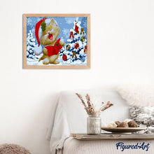 Laden Sie das Bild in den Galerie-Viewer, Malen nach Zahlen Erwachsene Weihnachtskatze Figured'Art