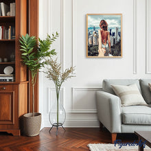 Laden Sie das Bild in den Galerie-Viewer, Malen nach Zahlen für Erwachsene | Romantischer Spaziergang Hügel Hong Kong | Figured'Art