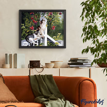 Laden Sie das Bild in den Galerie-Viewer, Malen nach Zahlen für Erwachsene | Katzen und Kolibri | Figured'Art