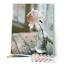 Laden Sie das Bild in den Galerie-Viewer, Malen nach Zahlen für Erwachsene | Weiße Blume | Figured'Art