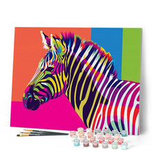 Laden Sie das Bild in den Galerie-Viewer, Zebra Pop Art