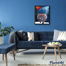 Laden Sie das Bild in den Galerie-Viewer, Eule Ich liebe dich
